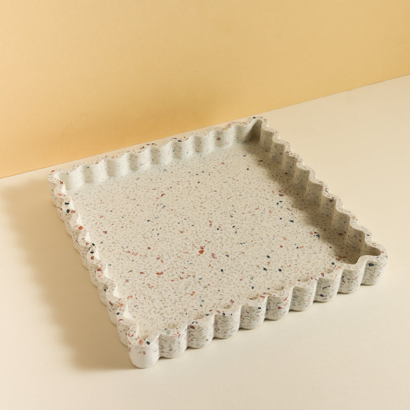 Square terrazzo trey