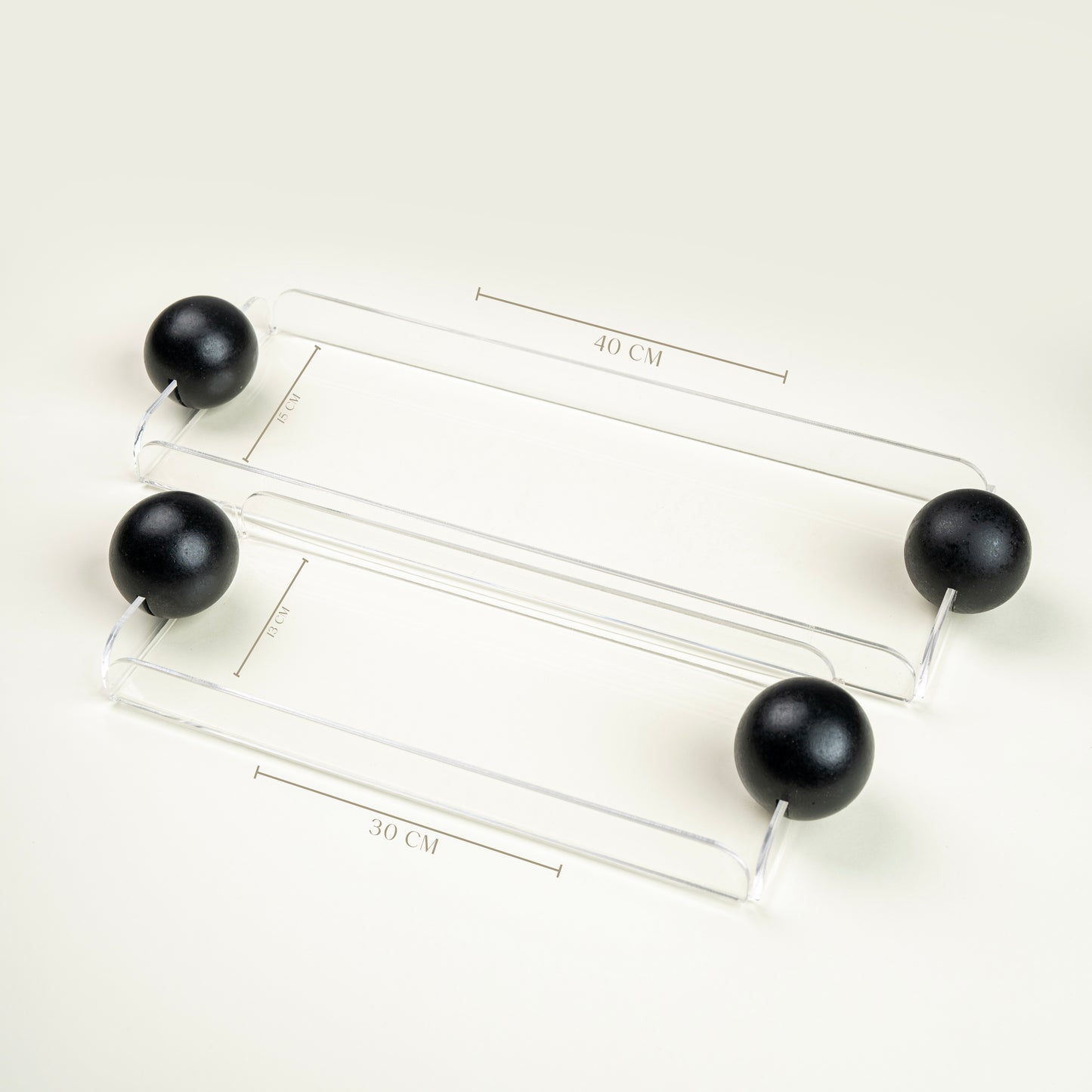 BLACK ACRYLIC TRAY
